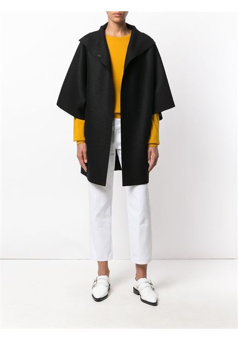 Black oversized cape jacket Harris wharf london - women HARRIS WHARF LONDON | A1510MLK199